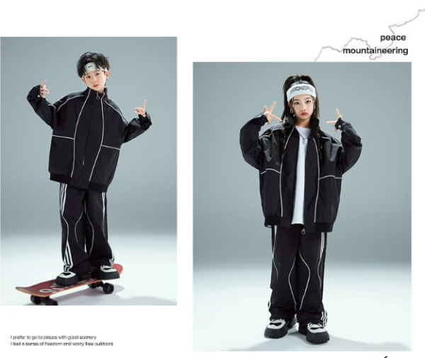 Kids Loose Casual Streetwear - Image 3